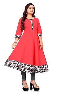 BEARCAT BUTBHAVANI Cotton Kurti for Women (Small, GAJARI)-thumb2