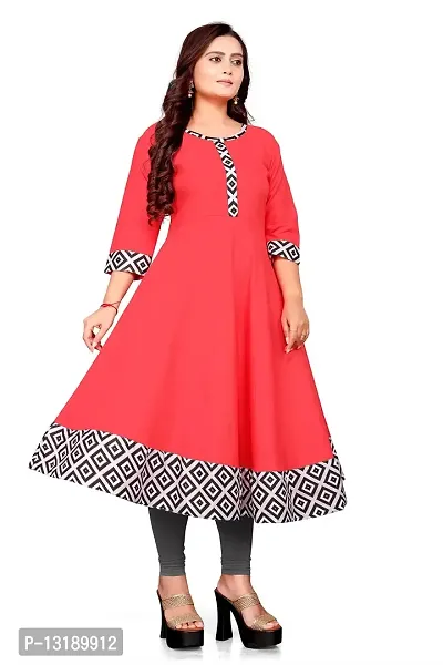 BEARCAT BUTBHAVANI Cotton Kurti for Women (Small, GAJARI)-thumb3