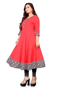 BEARCAT BUTBHAVANI Cotton Kurti for Women (Small, GAJARI)-thumb1