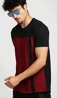 Classic Cotton Blend Solid Tshirt for Men-thumb1