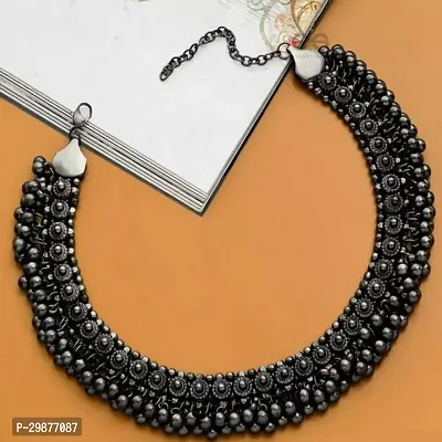 Trendy Black Choker Necklace for Women-thumb0