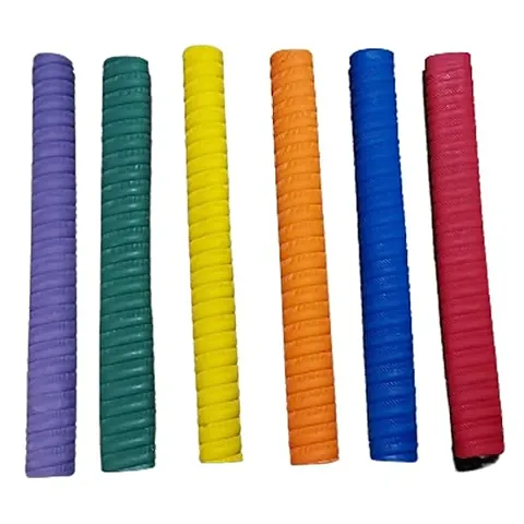 Rubber Cricket Bat Grips, Extra Cushioning For a Soft Touch (Pack of 2 Bat Grips) Color May Vary