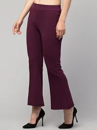 Trendy Stylish Cotton Blend Mid-Rise Trousers-thumb1