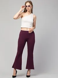 Trendy Stylish Cotton Blend Mid-Rise Trousers-thumb3