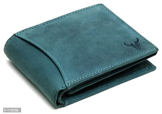 NAPA HIDE Blue Leather Mens Wallet (NPH)