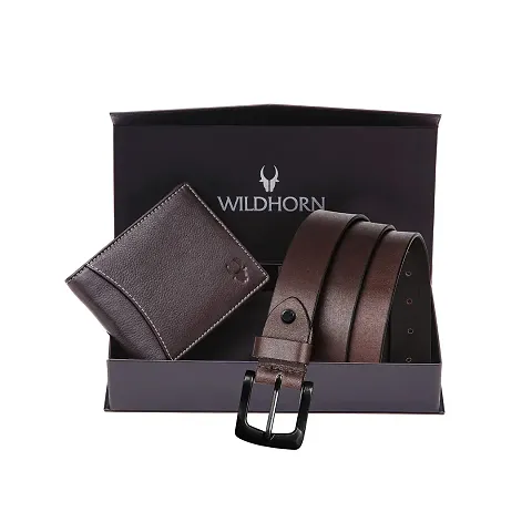 WILDHORN Leather Belt for Men | Free Size | Adjustable I 48 inches length || Waist upto 44 inches I