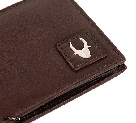 WILDHORN Classic Brown Leather Wallet Belt Combo I Gift Hamper for Men-thumb3