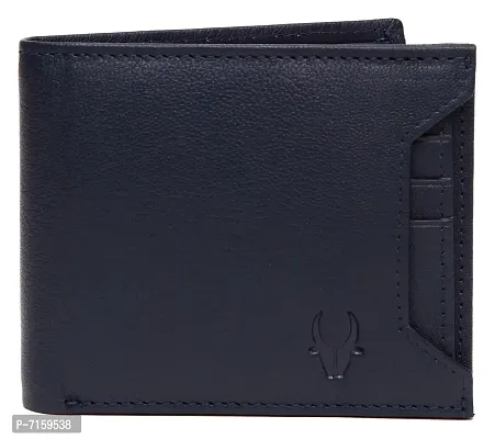 WILDHORN Oliver Blue Leather Wallet for Mens