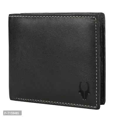 WildHorn Genuine Leather Black Mens Wallet-thumb2