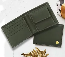 WILDHORN Men's Classic Leather Wallet and Belt Combo | Green-thumb2