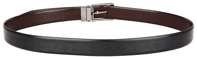 WILDHORN Reversible Formal Leather Belt for Men | Color- Black  Brown | 48 inches length || Waist upto 44 inches I-thumb3