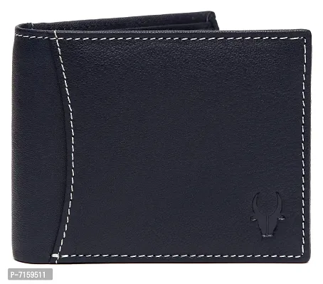 WILDHORN Blue Leather Wallet for Men I Everyday Wallet-thumb2