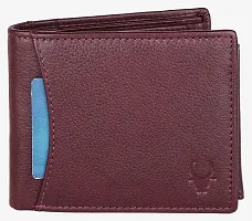 WILDHORN Leather Belt Wallet Combo for Men | Leather Gift Hamper I Gifts for Men (Free Size, Maroon 2)-thumb1