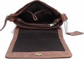 Leather Laptop Sling Body Bag for Men-thumb2