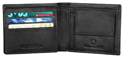 WILDHORN Classic Black Leather Wallet for Men (Black(WS))-thumb2
