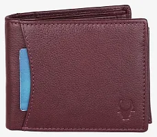 WILDHORN Formal Reversible Leather Belt Wallet Combo for Men I Gift Hamper I Gifts for Men (Free Size, (iv) Reversible Belt Maroon Wallet)-thumb1