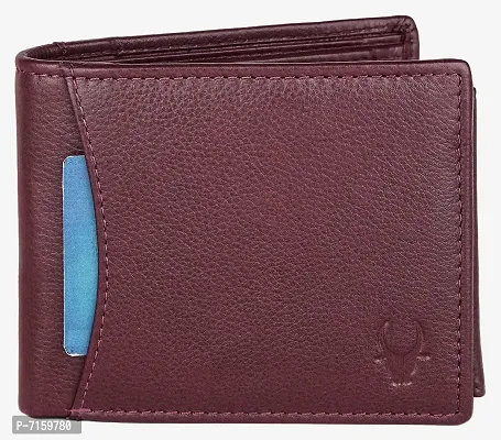 WILDHORN Formal Reversible Leather Belt Wallet Combo for Men I Gift Hamper I Gifts for Men (Free Size, (iv) Reversible Belt Maroon Wallet)-thumb2