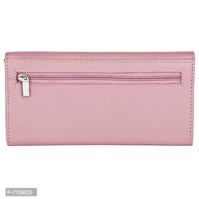 WILDHORN Ladies Leather Wallet (Pink)-thumb5