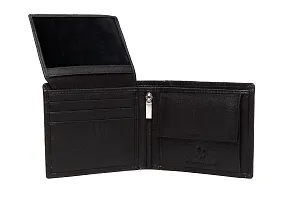 Oliver Black Leather Belt  Wallet Combo for Men (Black)-thumb3