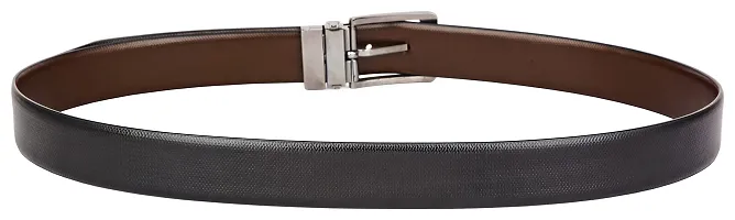 WILDHORN Reversible Leather Formal Belt for Men | Color- Black  Brown | 48 inches length || Waist upto 44 inches I-thumb3