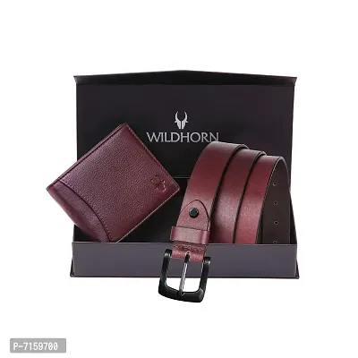 WILDHORN Leather Belt for Men | Free Size | Adjustable I 48 inches length || Waist upto 44 inches I