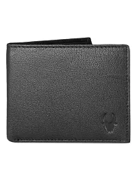 WildHorn Black Leather Men's Wallet , Keychain and Pen Combo Set (699702)-thumb1