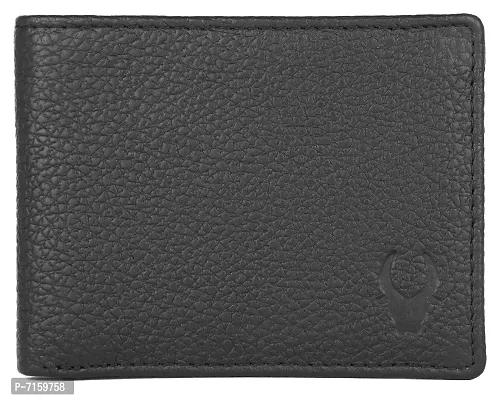WILDHORN Leather Wallet for Men (Black-2)