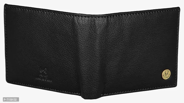 WILDHORN Wildhorn India Black Leather Men's Wallet (654695)-thumb5