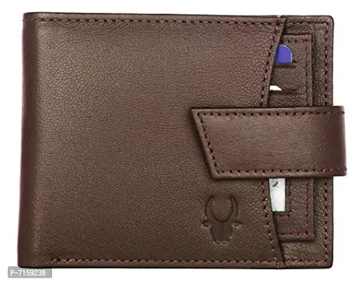 WILDHORN Brown Leather Wallet for Men-thumb0