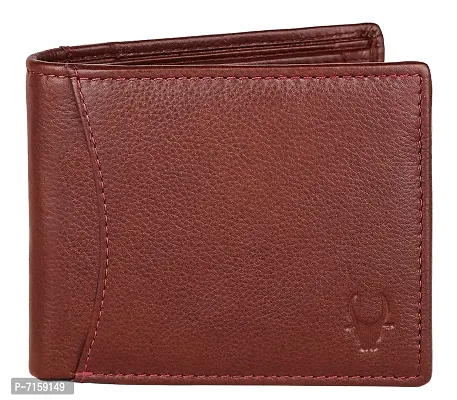 WILDHORN Wildhorn India Bombay Brown Leather Men's RFID Wallet (WH1173)