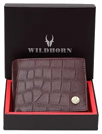 WILDHORN Brown RFID Protected Leather Men's Wallet-thumb1