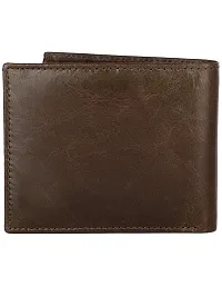 WILDHORN Men's Classic Leather Wallet and Belt Combo (Brown)-thumb4