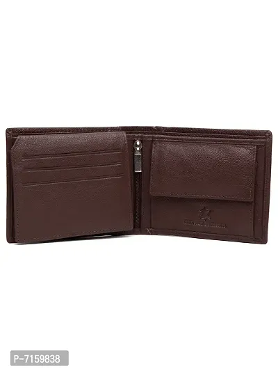 WildHorn Brown Leather Men's Wallet , Keychain and Pen Combo Set (GIFTBOXMIX)-thumb3