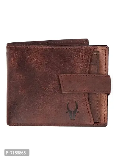 WildHorn Brown Leather Men's Wallet , Keychain and Pen Combo Set (GIFTBOXMIX)-thumb2