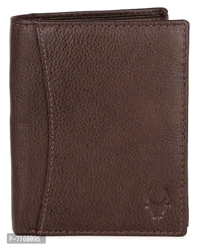 WildHorn Men's Top Grain Portrait Leather Ultra Strong Stitching Handcrafted RFID Blocking Wallet with 2 Transparent ID Windows Slots, 11 Card Slots and Zip Compartment