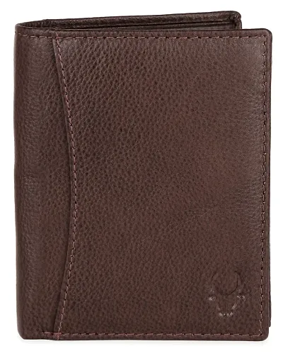 WildHorn Men's Top Grain Portrait Leather Ultra Strong Stitching Handcrafted RFID Blocking Wallet with 2 ID Windows Slots, 11 Card Slots and Zip Compartment