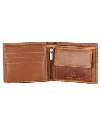 WildHorn Tan Leather Men's Wallet , Keychain and Pen Combo Set (GIFTBOXMIX)-thumb2