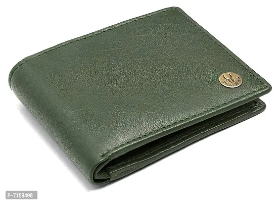 WILDHORN Men's Leather Premium Wallet (Green)