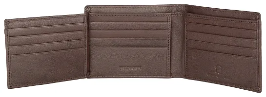 WildHorn RFID Protected Leather Men's Wallet (Brown)-thumb3