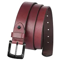 WILDHORN Leather Belt Wallet Combo for Men | Leather Gift Hamper I Gifts for Men (Free Size, Maroon 2)-thumb4