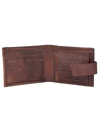 WildHorn Brown Leather Men's Wallet , Keychain and Pen Combo Set (GIFTBOXMIX)-thumb2