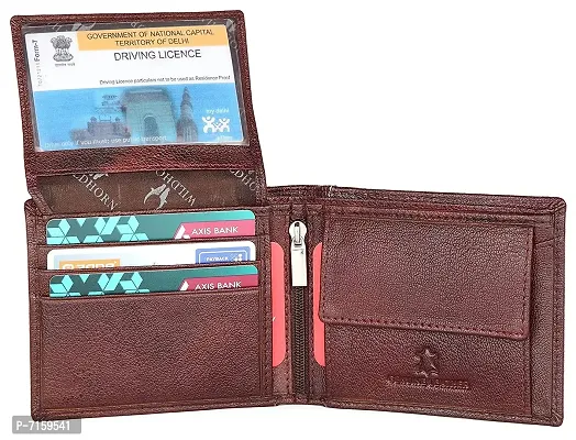 WildHorn Rakhi Gift Hamper for Brother - .Classic Men's Leather Wallet, and Rakhi Combo Gift Set for Brother, Brown, One Size (RAKHIGIFT001)-thumb3