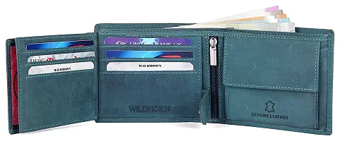 WildHorn Gift Hamper for Brother - Classic Mens Combo/Gift Set of Leather Wallet, Keyring and Pen-thumb2