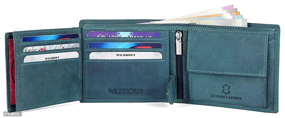 WildHorn Gift Hamper for Brother - Classic Mens Combo/Gift Set of Leather Wallet, Keyring and Pen-thumb3