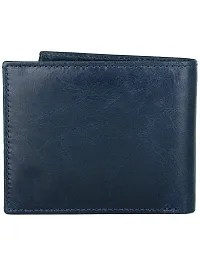 WILDHORN Men's Classic Leather Wallet and Belt Combo | Blue-thumb3