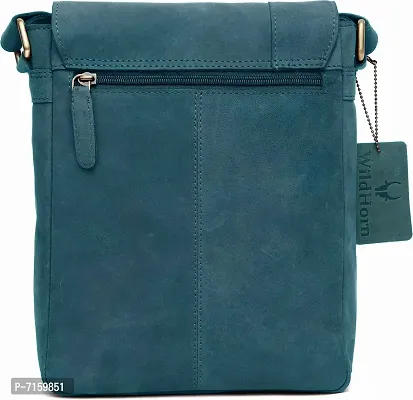 WildHorn Men's Messenger Bag (Blue)-thumb5