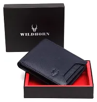 WILDHORN Oliver Blue Leather Wallet for Mens-thumb4