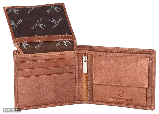 WILDHORN Brown Leather Men's Wallet (WH2064)-thumb5