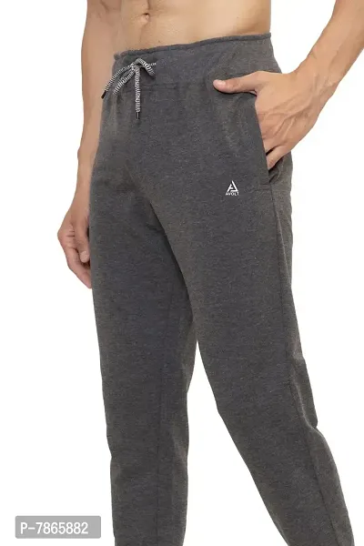 AVOLT Cotton Track Pants for Men I Athleisure Slim Fit Joggers-thumb3