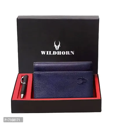 WildHorn Blue Leather Men's Wallet (2009)